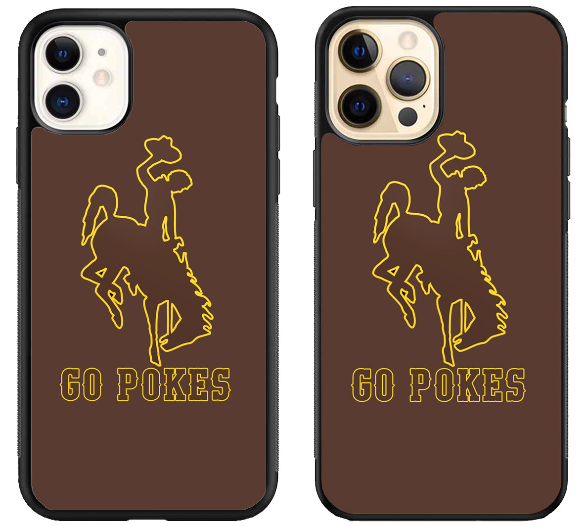 Go Pokes Wyoming Cowboys iPhone 12 | 12 Mini | 12 Pro | 12 Pro Max Case