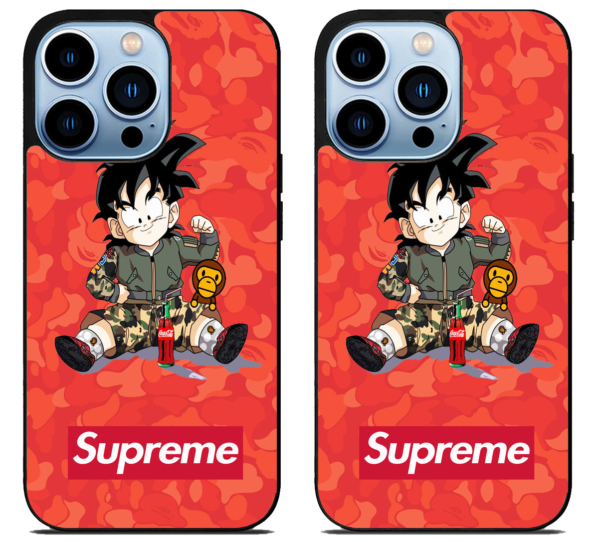 Goku Kids Bape Camo iPhone 15 Pro | iPhone 15 Pro Max Case