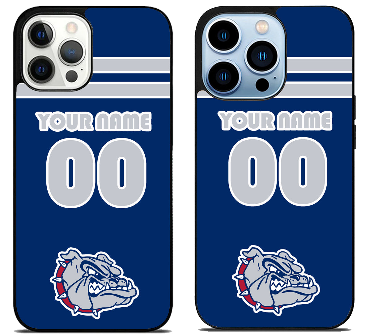 Custom Personalized Gonzaga Bulldogs iPhone 15 Pro | iPhone 15 Pro Max Case