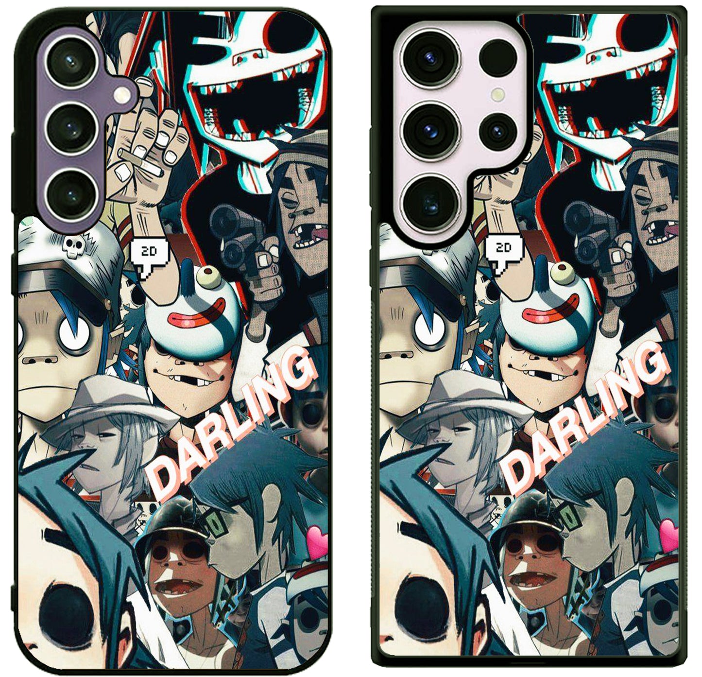 Gorillaz Collage Samsung Galaxy S25 | S25 Edge | S25 FE | S25 Plus | S25 Ultra Case