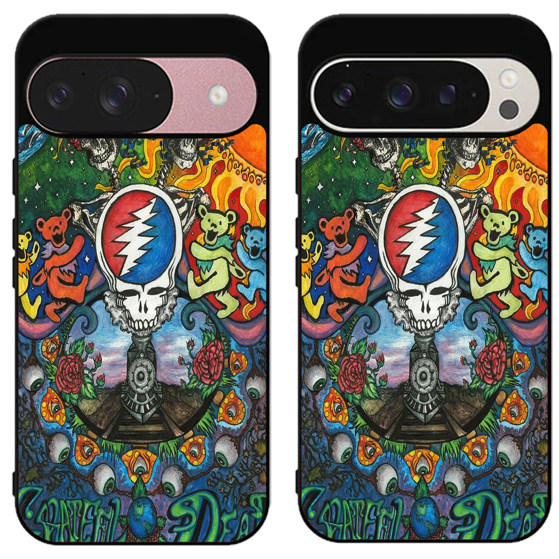 Grateful Dead Bear Cover Google Pixel 9 | 9 Pro | 9 Pro XL Case
