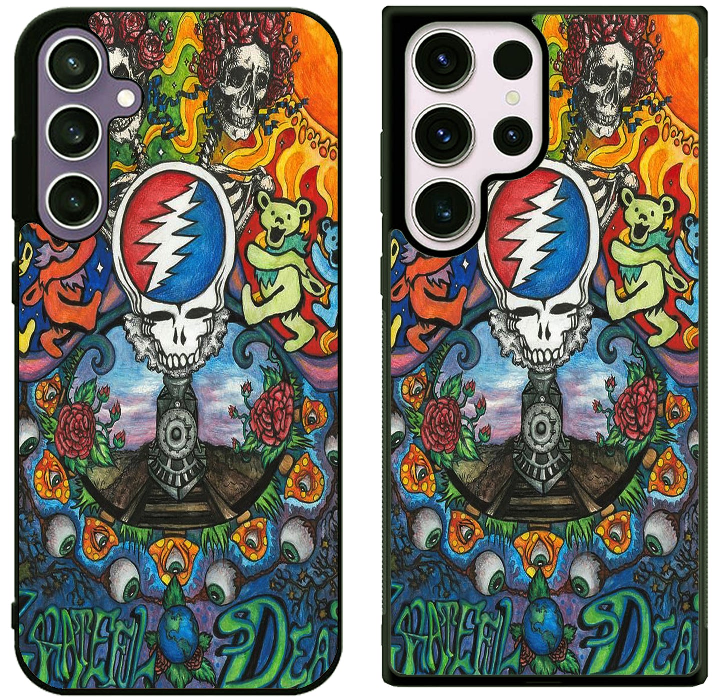 Grateful Dead Bear Cover Samsung Galaxy S25 | S25 Edge | S25 FE | S25 Plus | S25 Ultra Case
