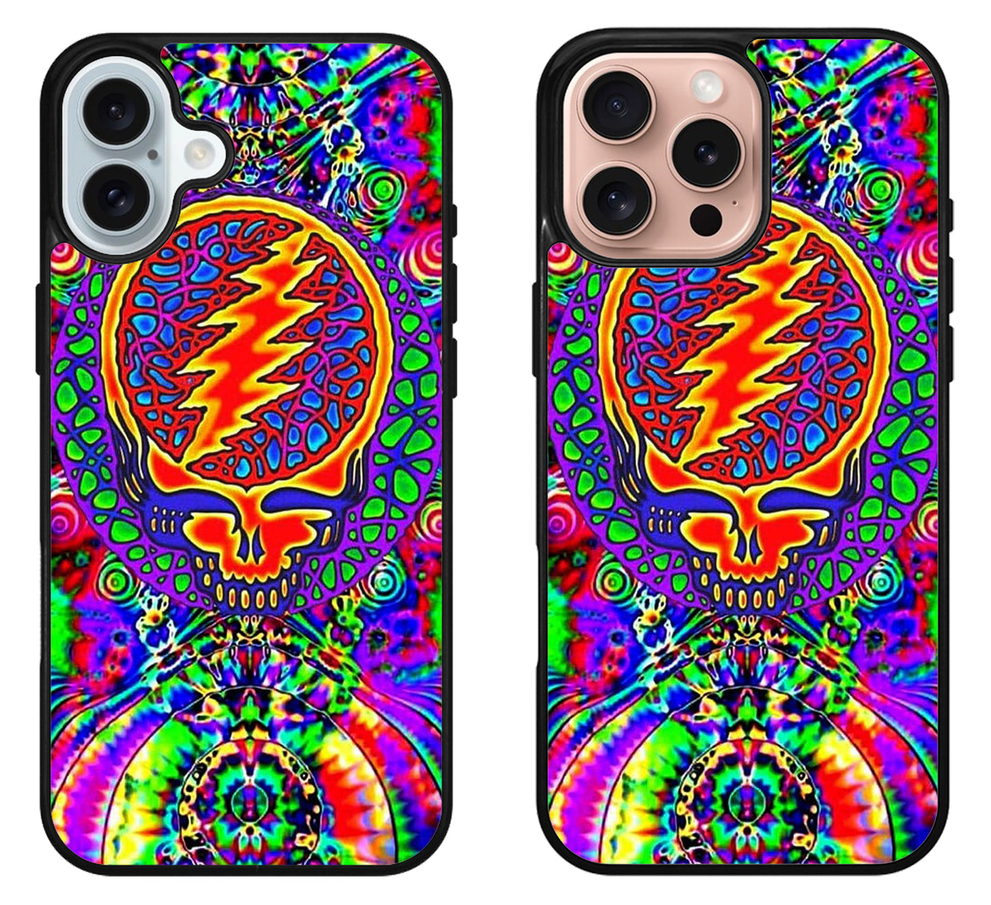 Grateful Dead Fire Tie Dye iPhone 16 | 16 Plus | 16 Pro | 16 Pro Max Case
