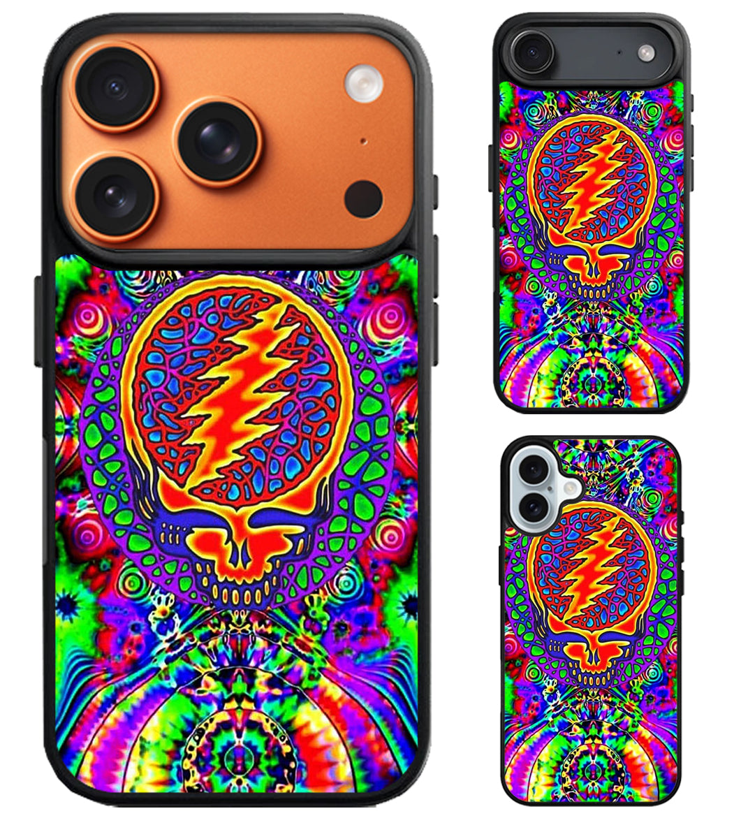 Grateful Dead Fire Tye Dye iPhone Air | iPhone 17 | 17 Pro | 17 Pro Max Case