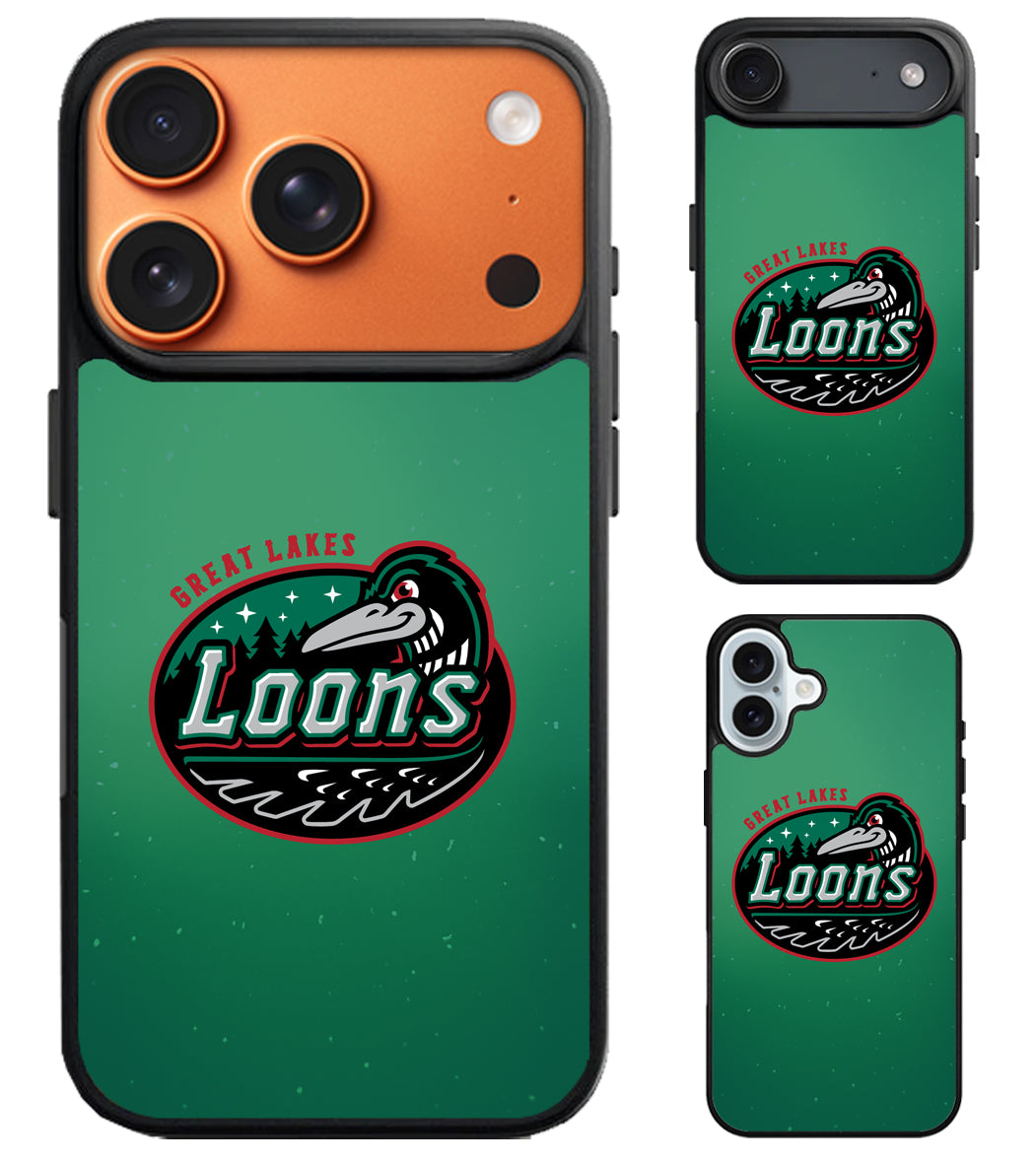 Great Lakes Loons Logo iPhone Air | iPhone 17 | 17 Pro | 17 Pro Max Case