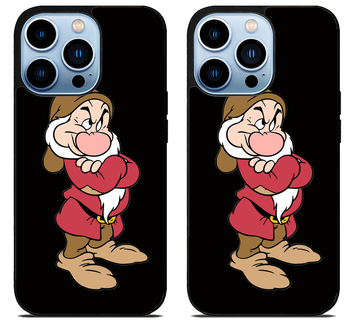 Grumpy Snow White Black iPhone 15 Pro | iPhone 15 Pro Max Case