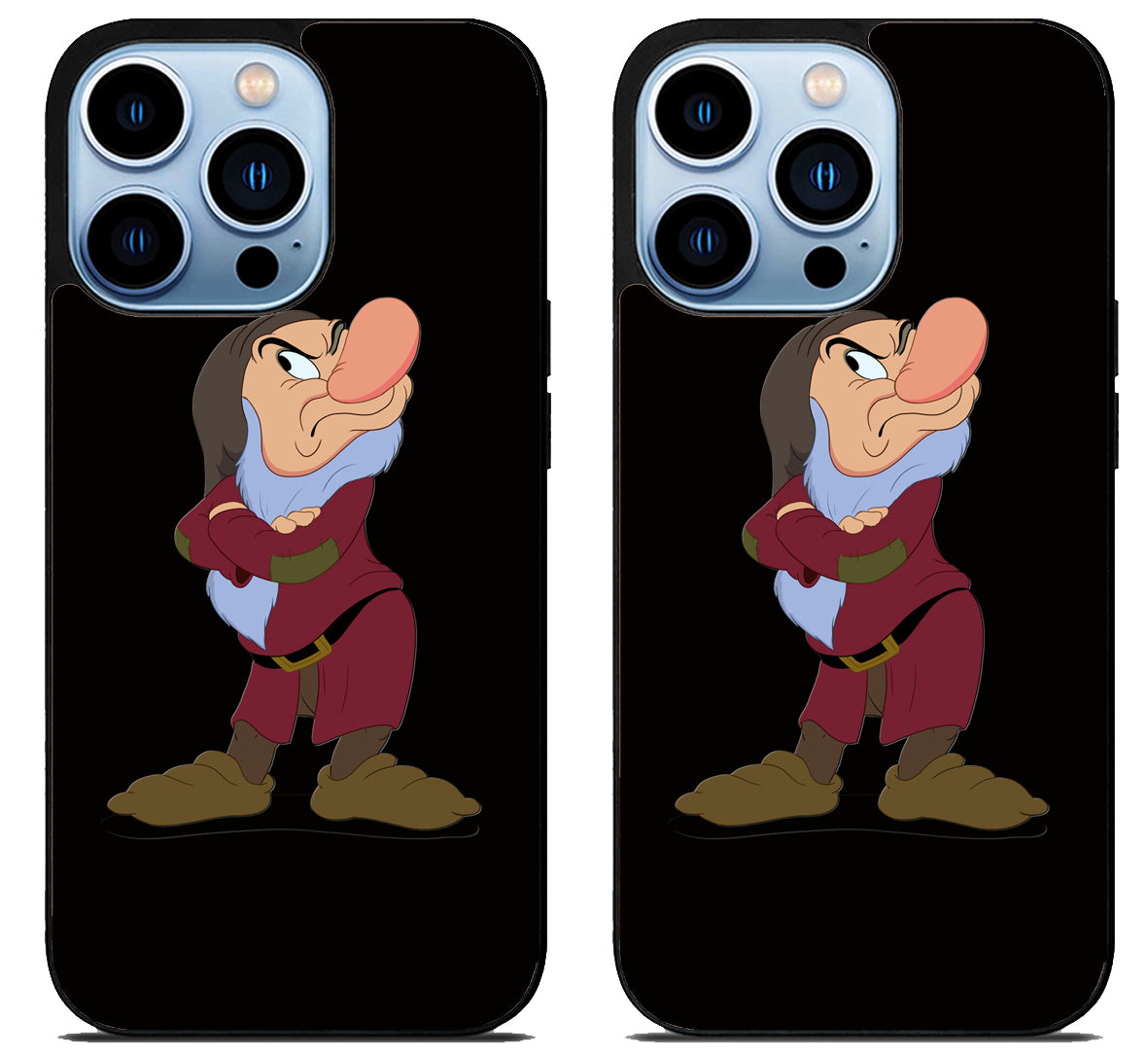 Grumpy Snow White Stylish iPhone 15 Pro | iPhone 15 Pro Max Case