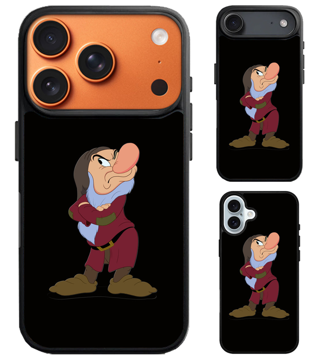 Grumpy Snow White Stylish iPhone Air | iPhone 17 | 17 Pro | 17 Pro Max Case