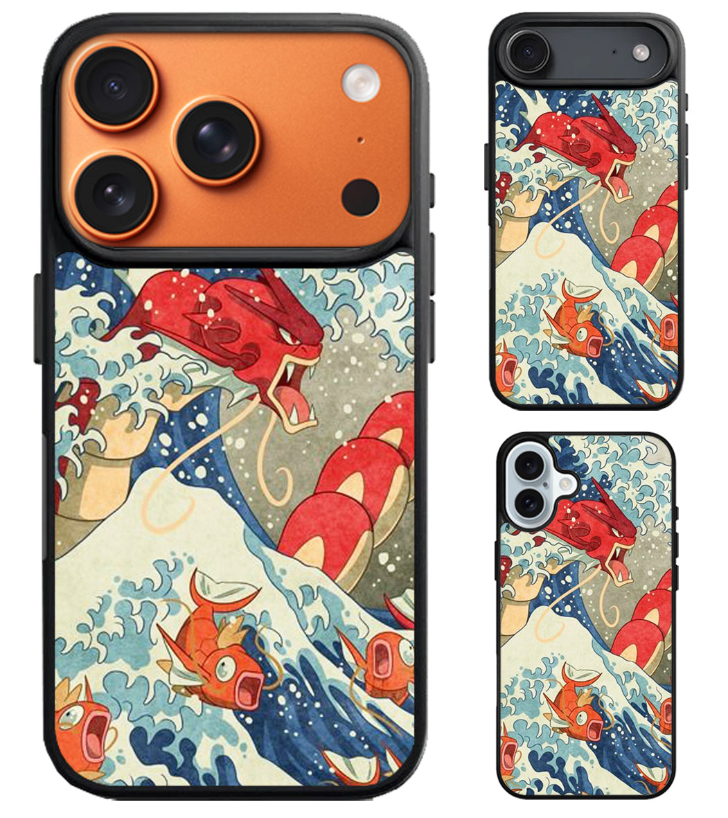 Gyarados Great Wave off Kanto iPhone Air | iPhone 17 | 17 Pro | 17 Pro Max Case
