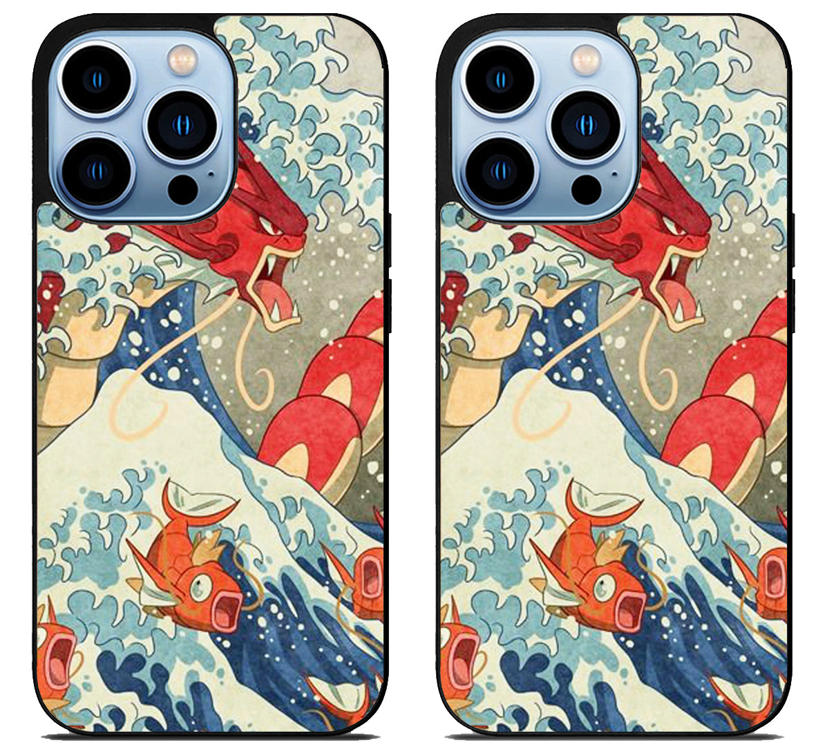 Gyarados Great Wave off Kanto iPhone 15 Pro | iPhone 15 Pro Max Case