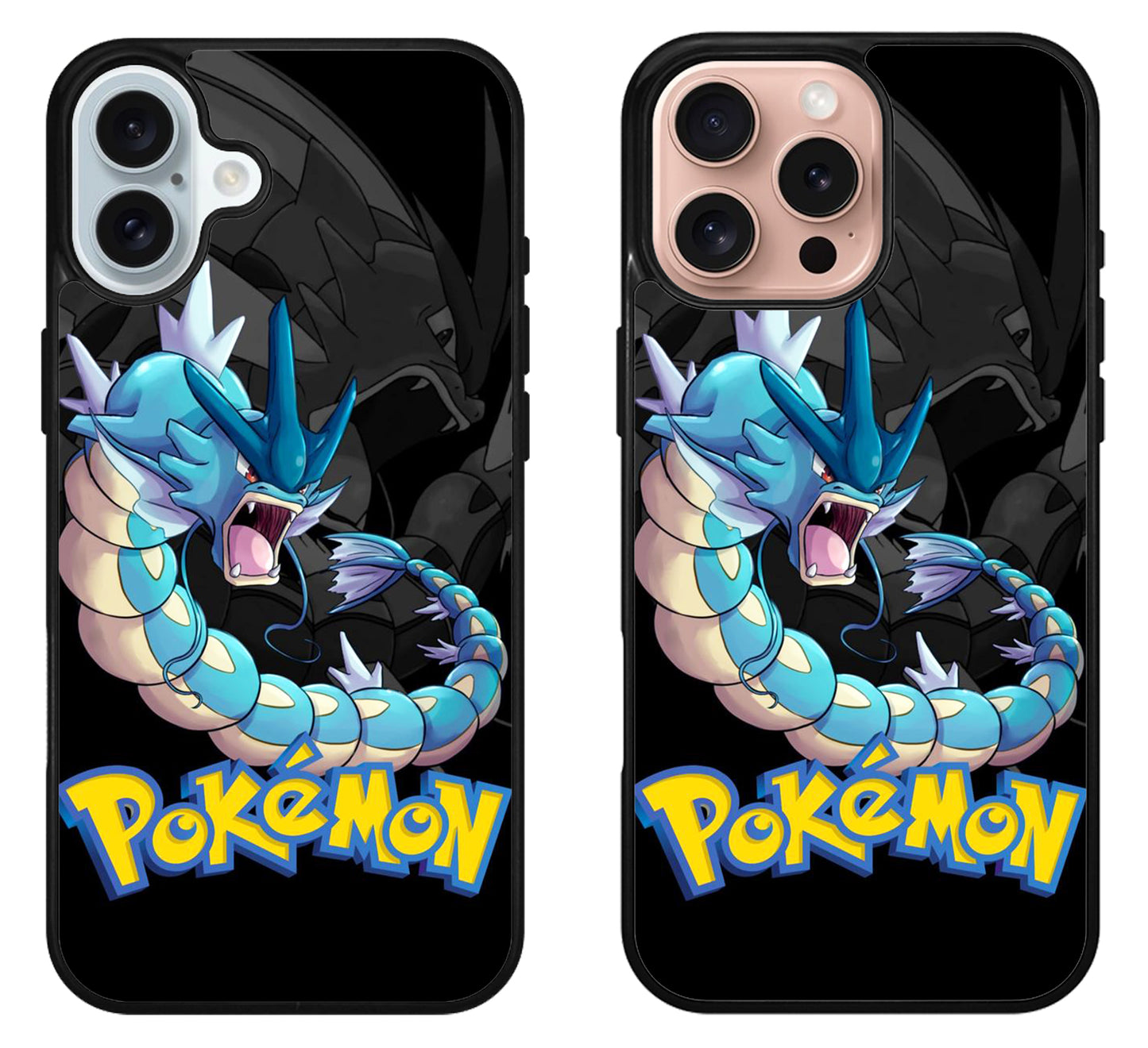 Gyarados Pokemon Black iPhone 16 | 16 Plus | 16 Pro | 16 Pro Max Case