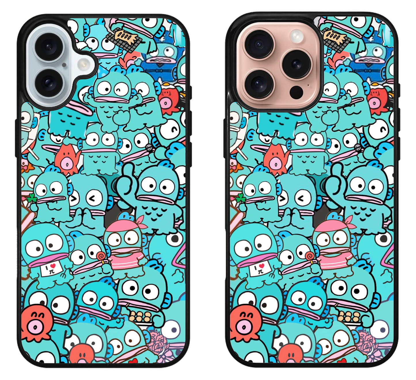 Hangyodon Collage iPhone 16 | 16 Plus | 16 Pro | 16 Pro Max Case