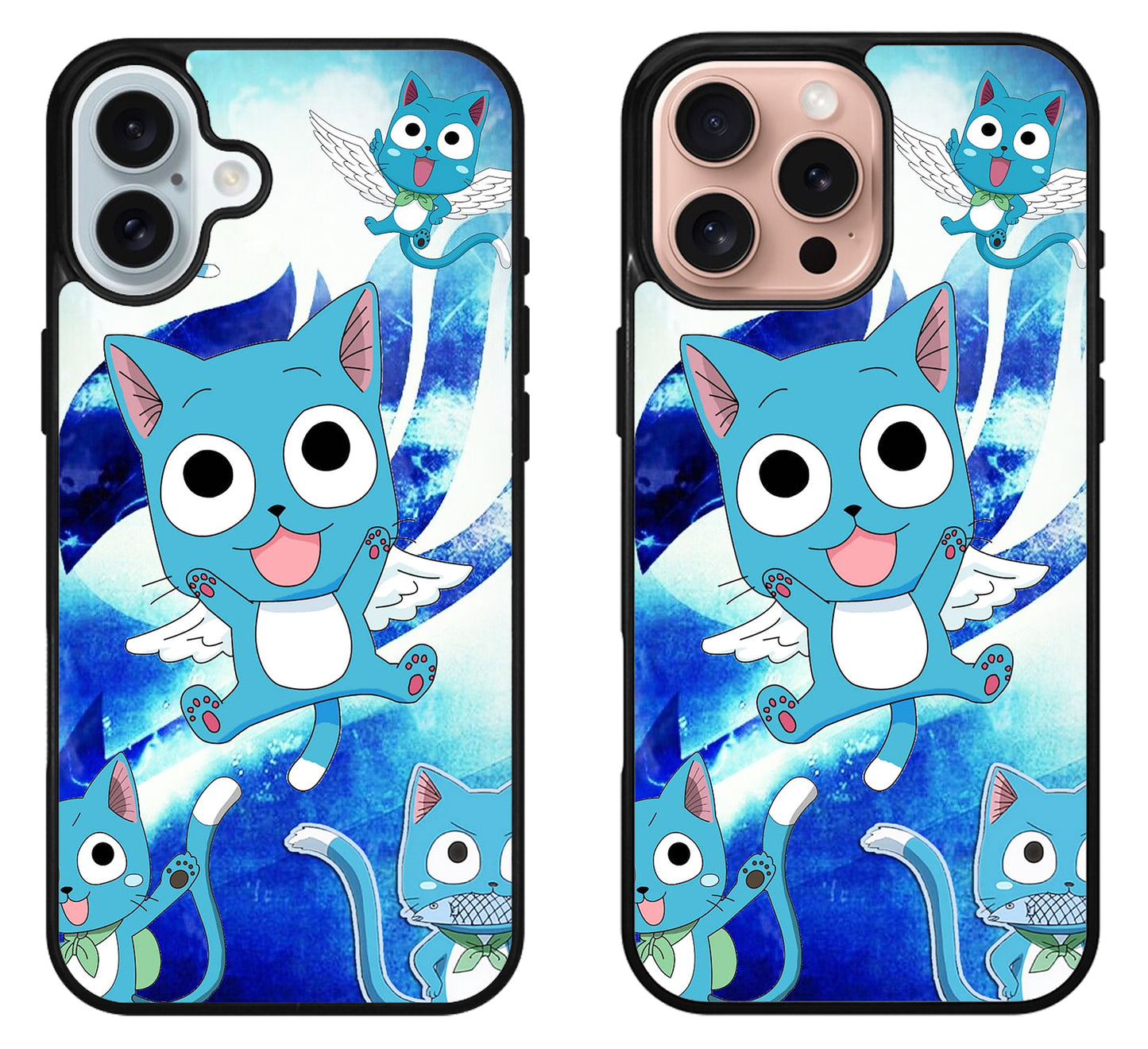 Happy Fairy Tail Collage iPhone 16 | 16 Plus | 16 Pro | 16 Pro Max Case