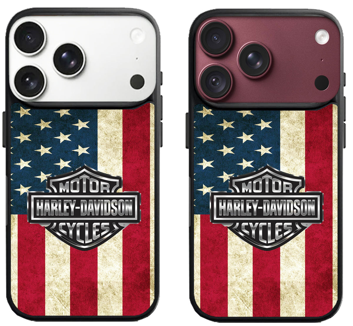Harley Davidson Flag iPhone 18 Pro | 18 Pro Max Case