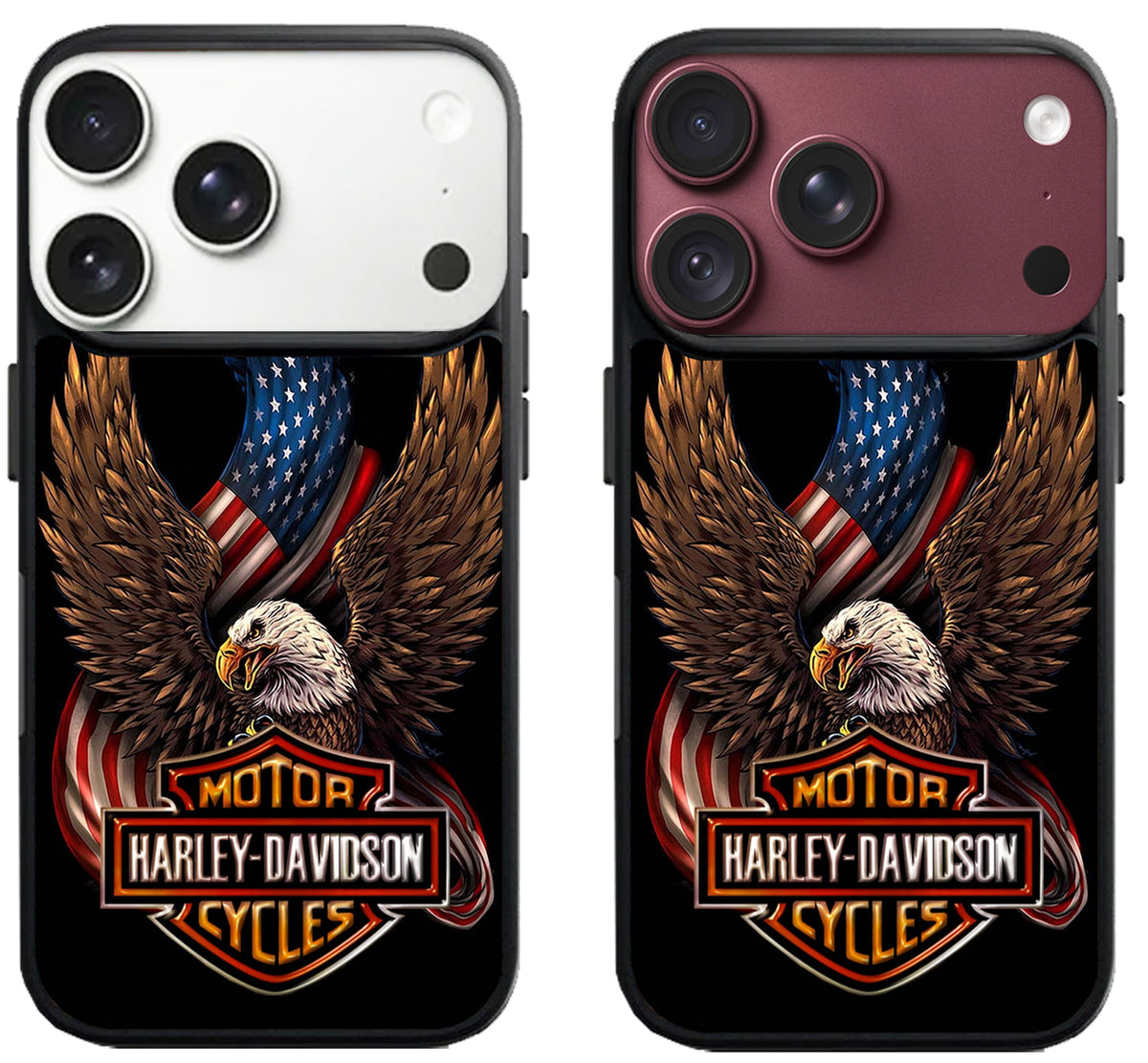 Harley Davidson Logo Eagle Flag iPhone 18 Pro | 18 Pro Max Case