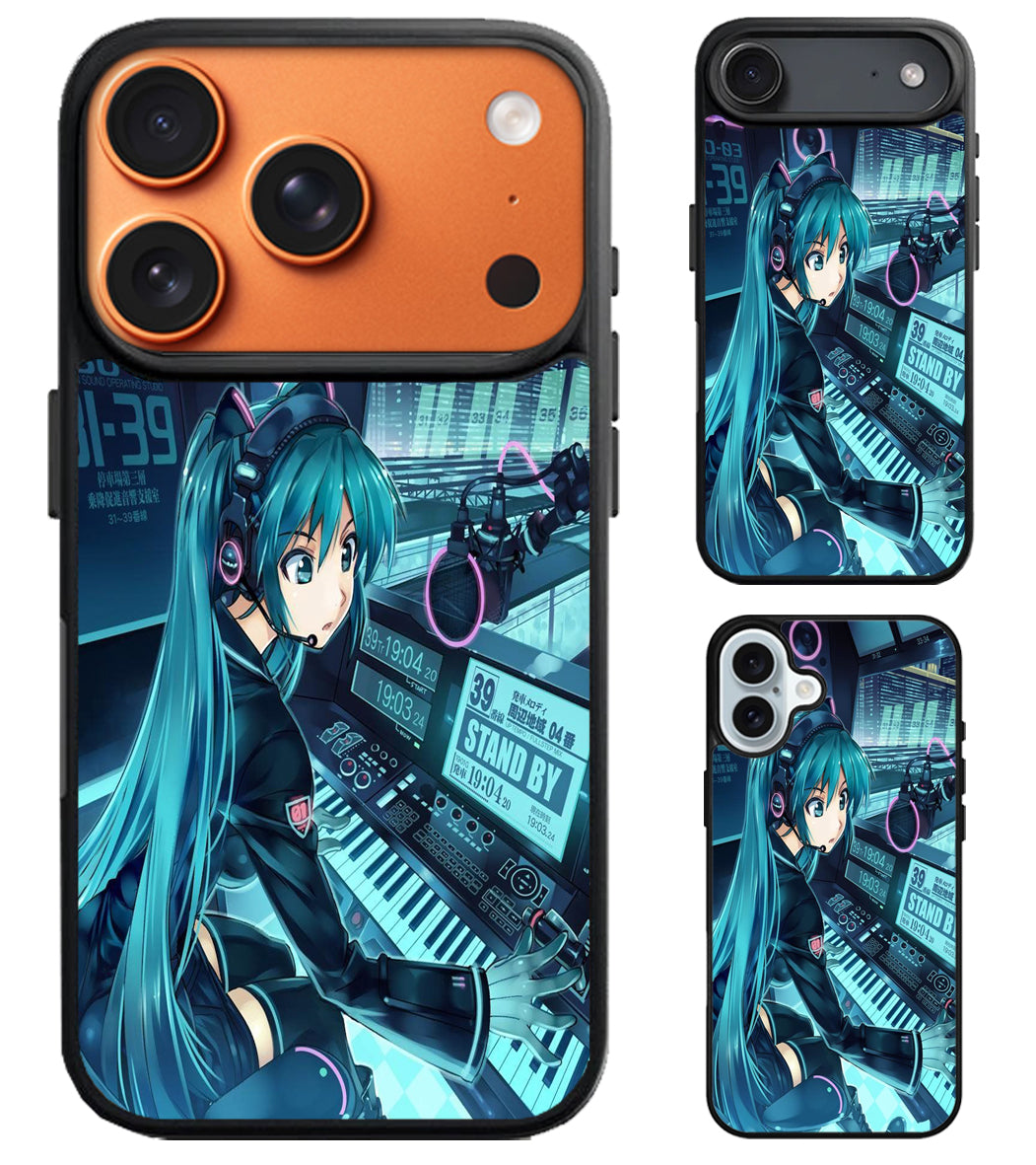 Hatsune Miku Anime iPhone Air | iPhone 17 | 17 Pro | 17 Pro Max Case
