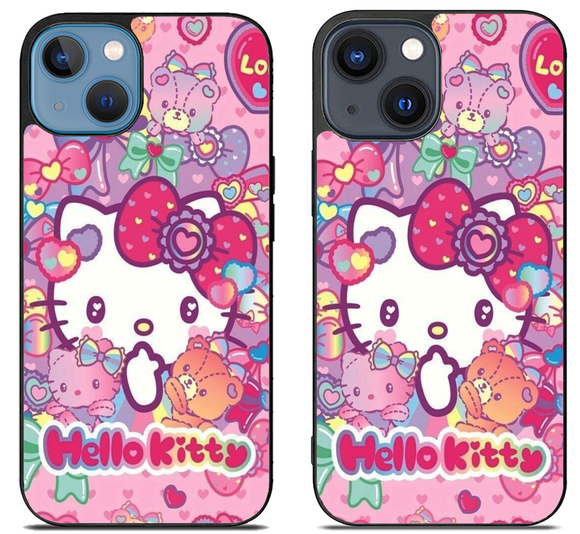 black hello kitty phone case iphone 15 plus