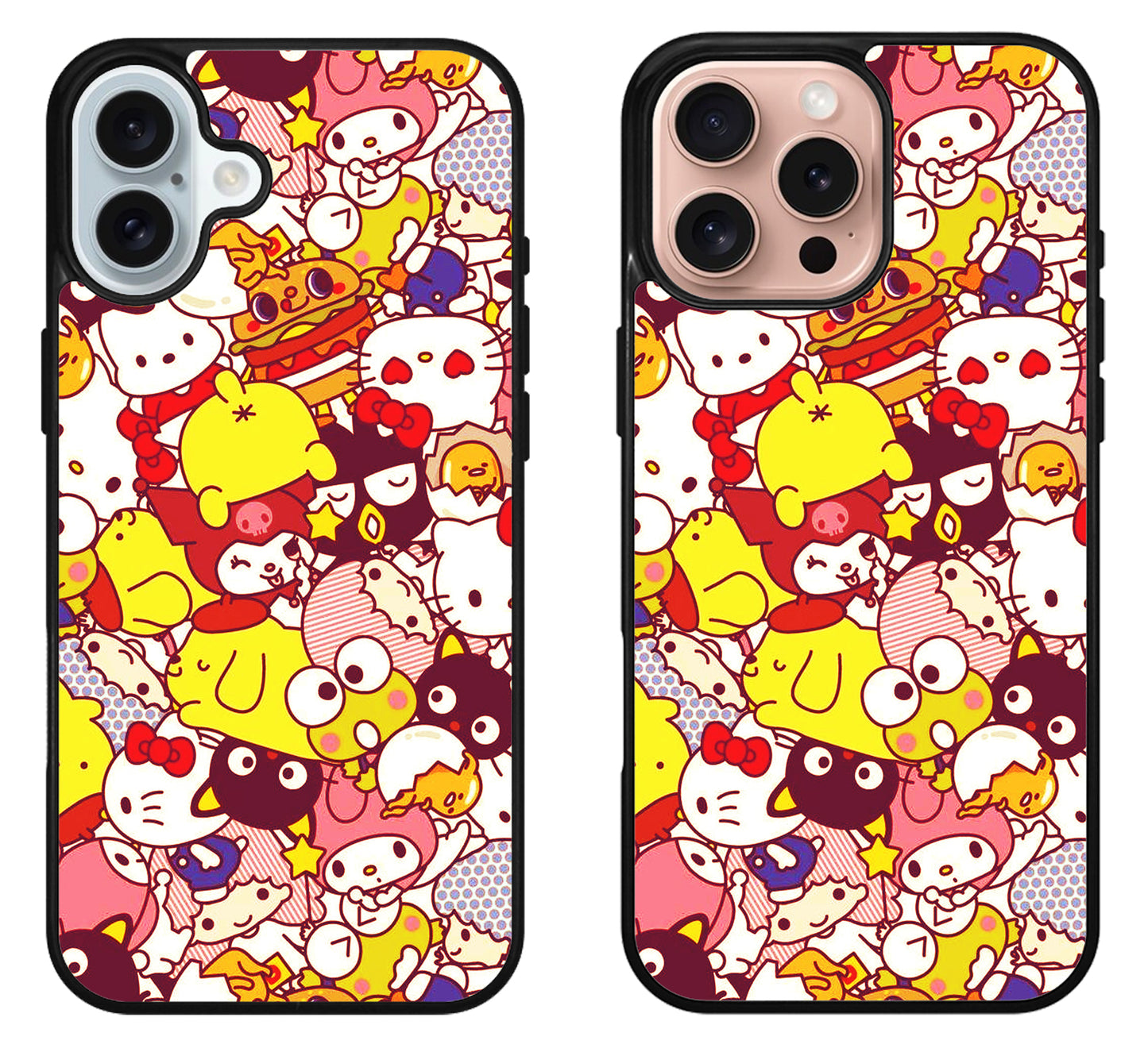 Hello Kitty Kawaii Collage iPhone 16 | 16 Plus | 16 Pro | 16 Pro Max Case