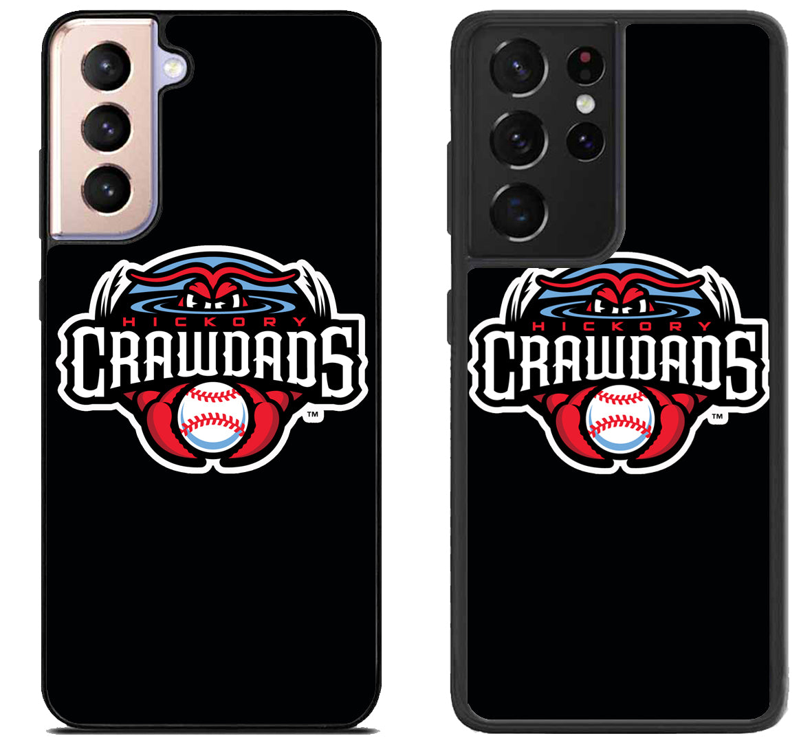 Hickory Crawdads Black Samsung Galaxy S21 | S21 FE | S21+ | S21 Ultra Case