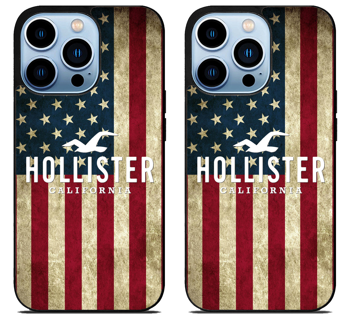 Hollister Logo Flag iPhone 15 Pro | iPhone 15 Pro Max Case