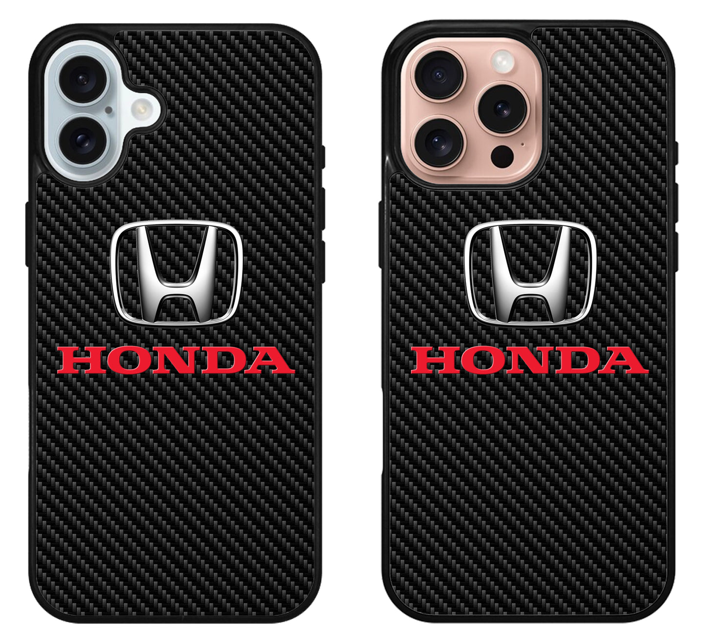 Honda Logo Carbon iPhone 16 | 16 Plus | 16 Pro | 16 Pro Max Case