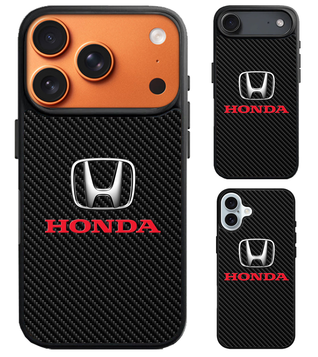 Honda Logo Carbon iPhone Air | iPhone 17 | 17 Pro | 17 Pro Max Case