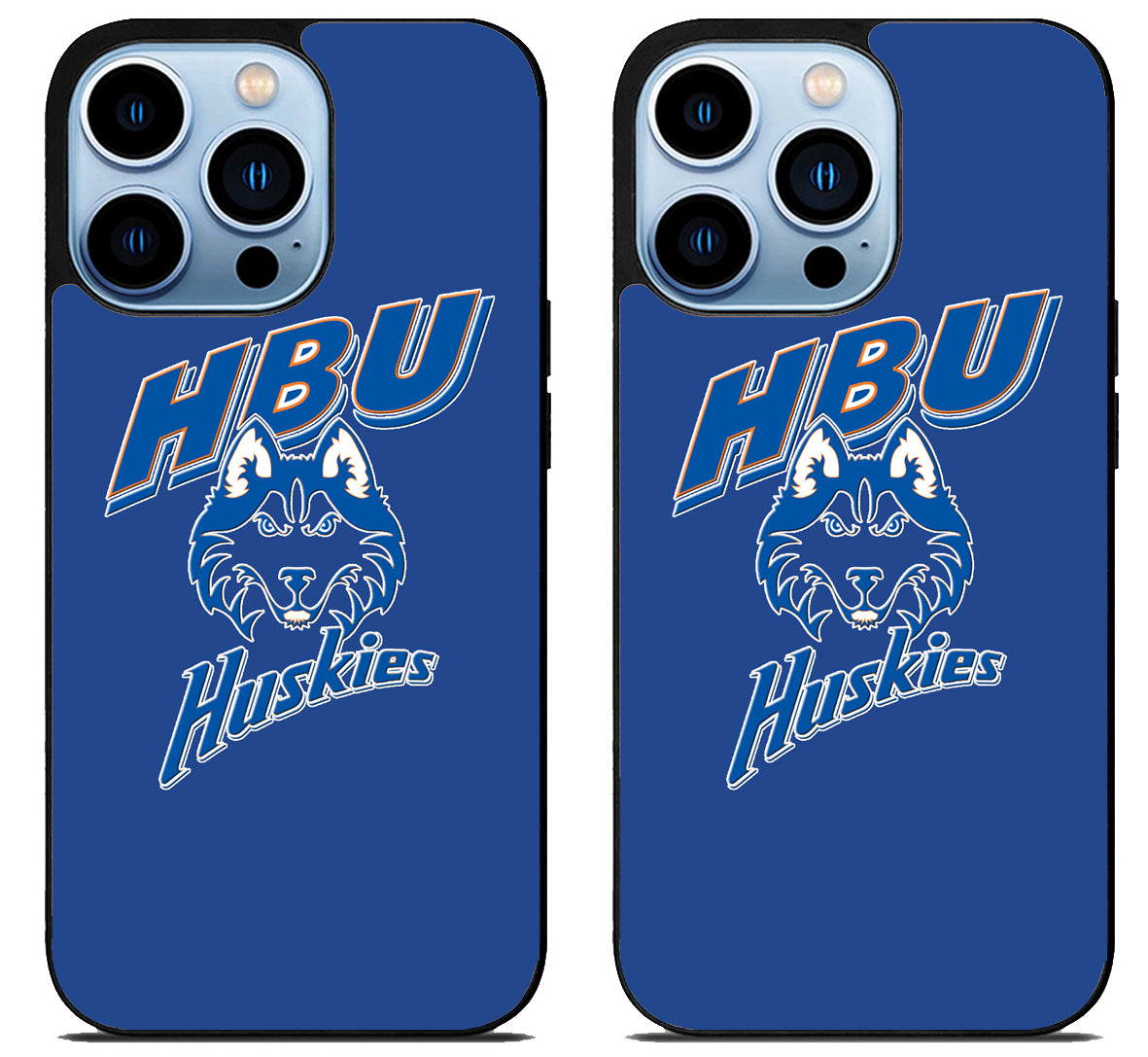 Houston Baptist Huskies Blue iPhone 15 Pro | iPhone 15 Pro Max Case