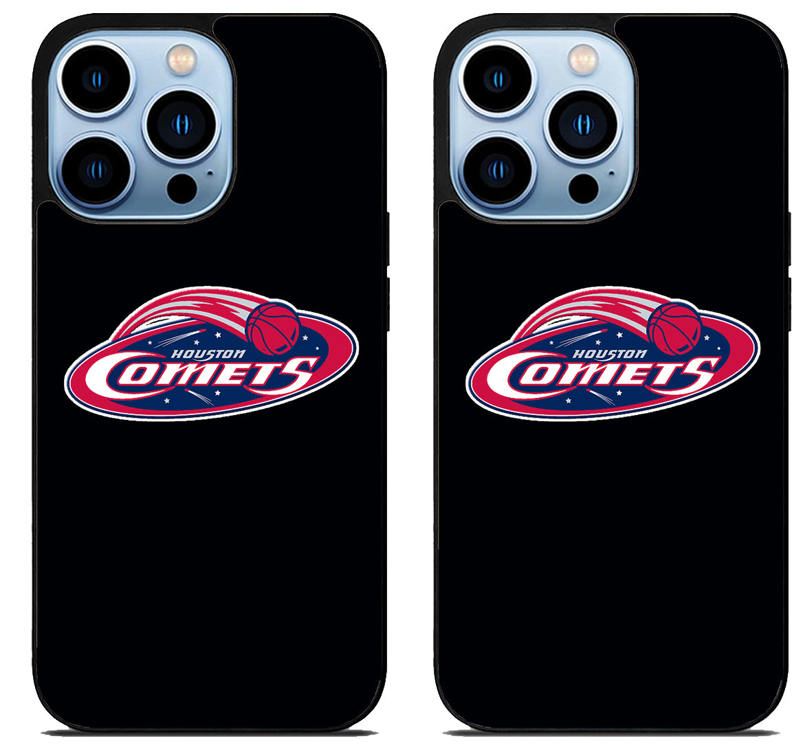 Houston Comets Black iPhone 15 Pro | iPhone 15 Pro Max Case