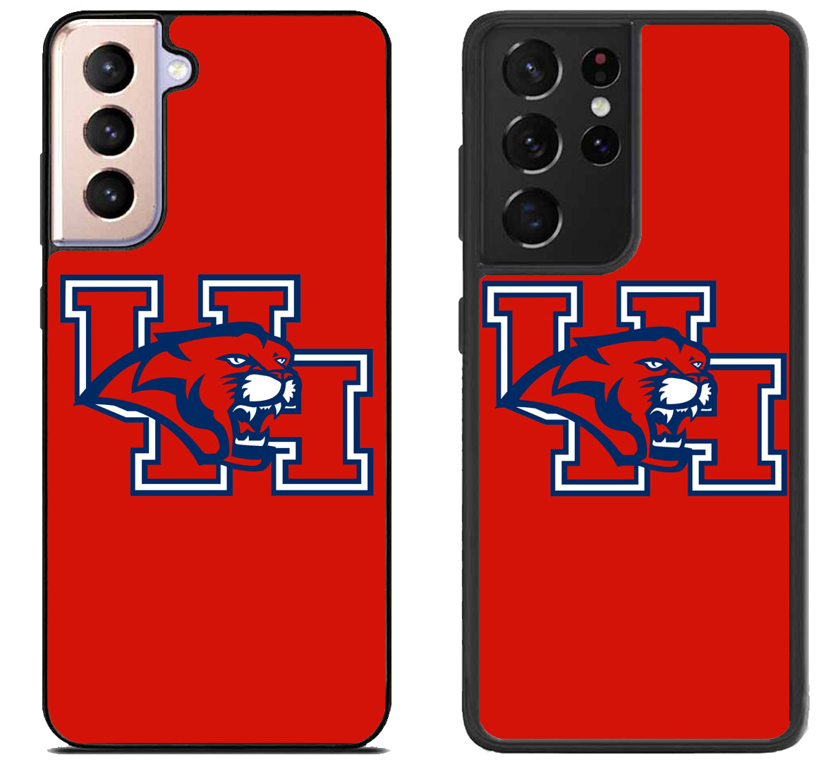 Houston Cougars Logo Red Samsung Galaxy S21 | S21 FE | S21+ | S21 Ultra Case