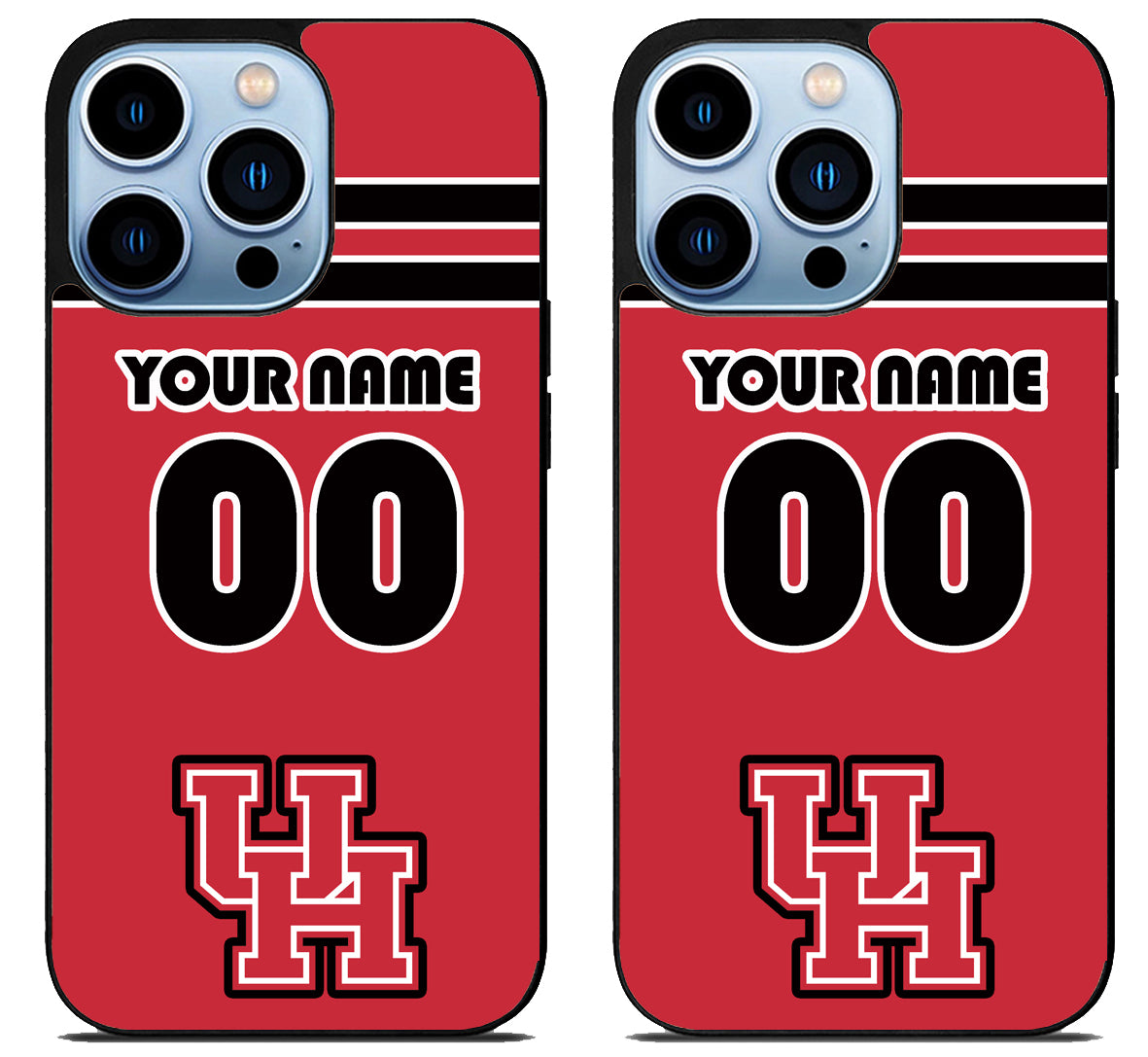 Custom Personalized Houston Cougars iPhone 15 Pro | iPhone 15 Pro Max Case