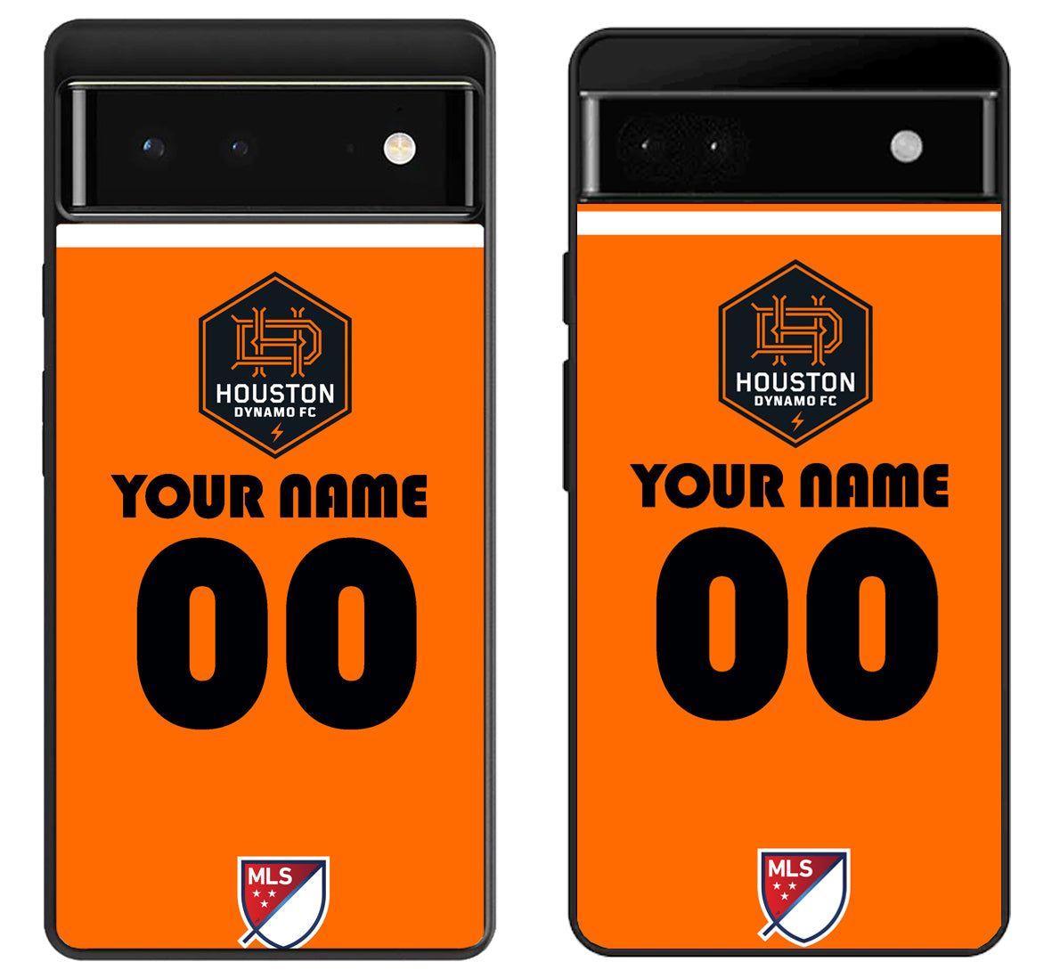 Custom Personalized Houston Dynamo MLS Google Pixel 6 | 6A | 6 Pro Case
