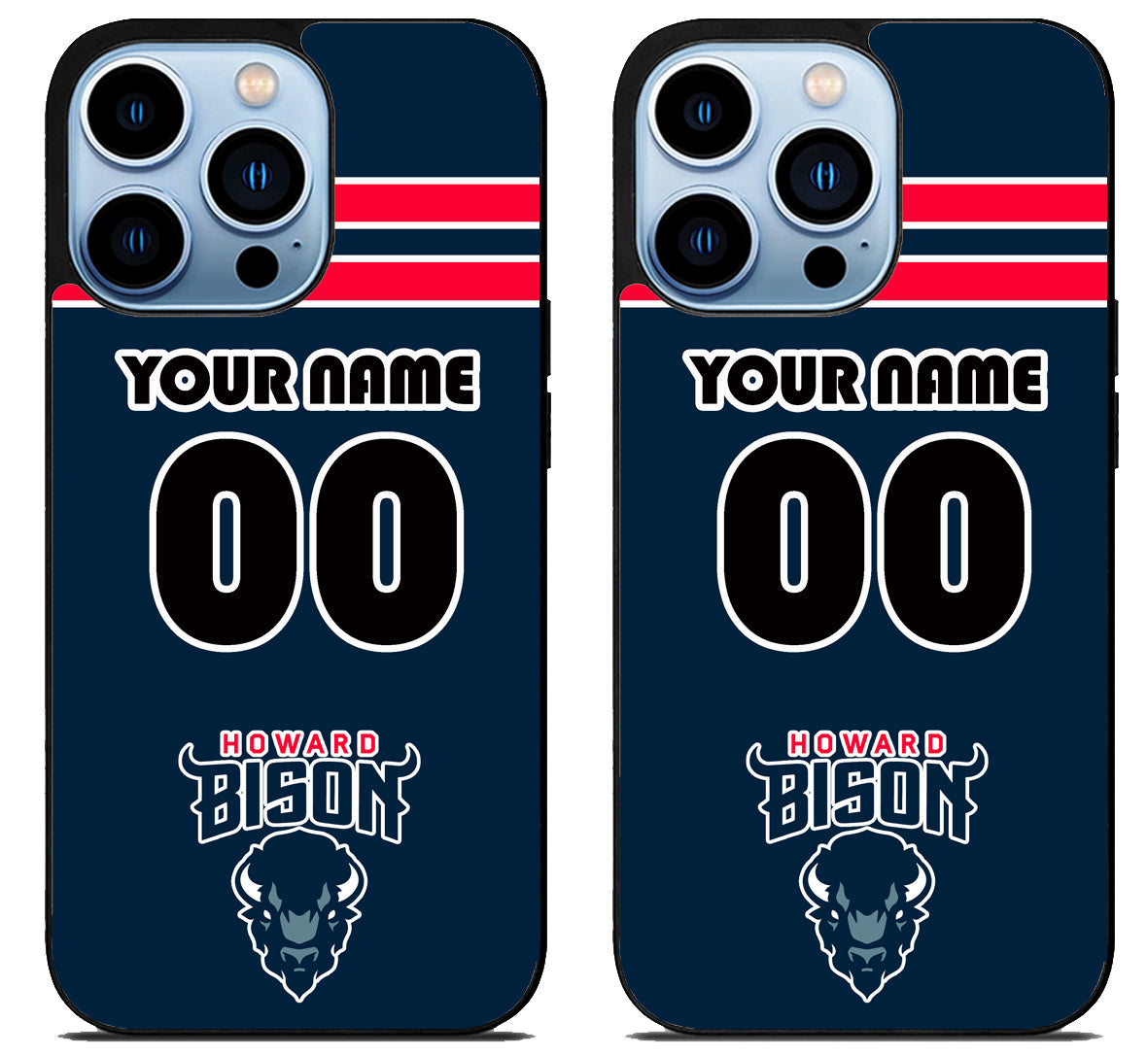 Custom Personalized Howard Bison iPhone 15 Pro | iPhone 15 Pro Max Case