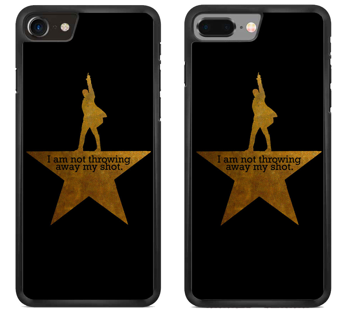 I am Not Throwing Away My Shot Black iPhone 8 | 8 Plus Case