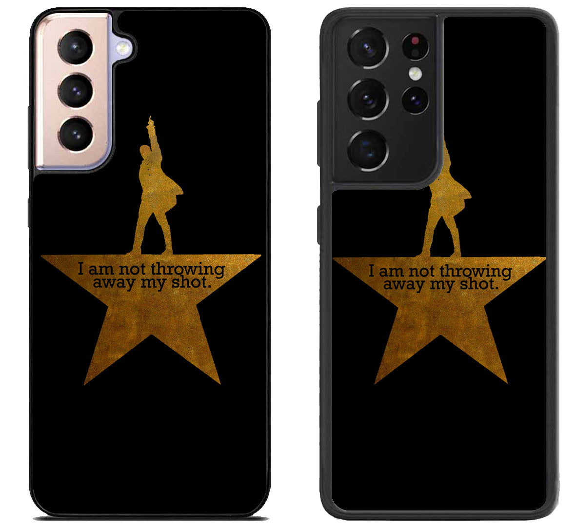 I am Not Throwing Away My Shot Black Samsung Galaxy S21 | S21 FE | S21+ | S21 Ultra Case
