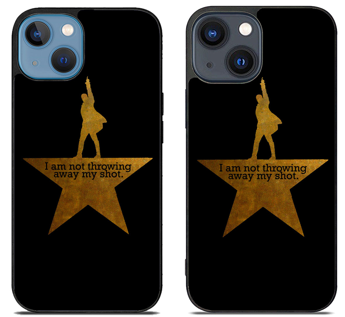 I am Not Throwing Away My Shot Black iPhone 15 | iPhone 15 Plus Case