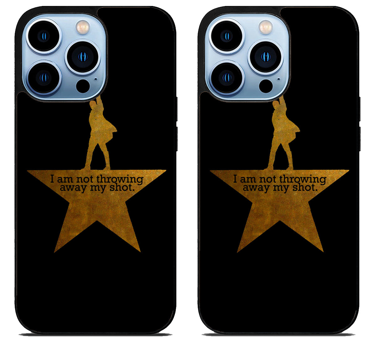 I am Not Throwing Away My Shot Black iPhone 15 Pro | iPhone 15 Pro Max Case