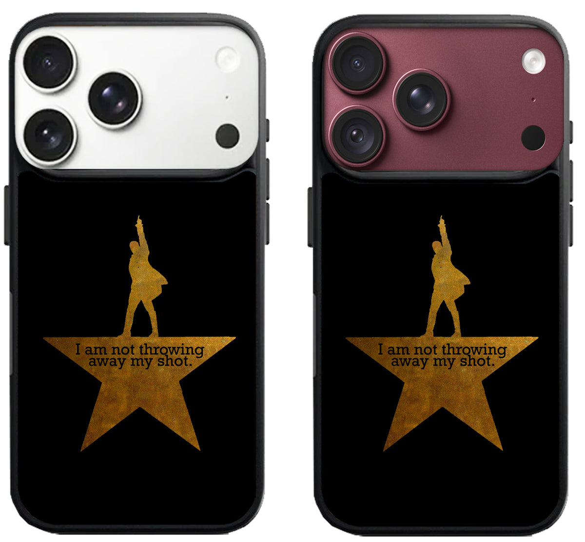 I am Not Throwing Away My Shot Black iPhone 18 Pro | 18 Pro Max Case