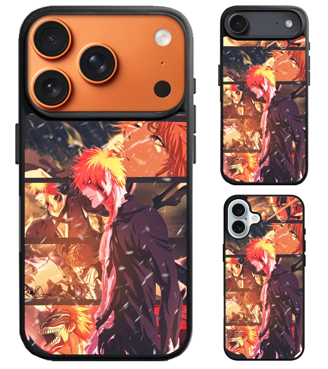 Ichigo Kurosaki Bleach Collage iPhone Air | iPhone 17 | 17 Pro | 17 Pro Max Case