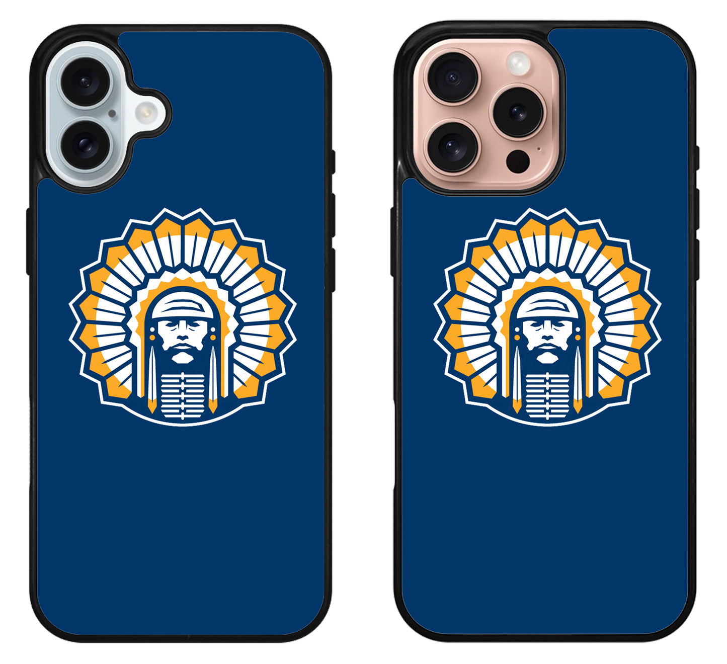 Illinois Fighting Chief Illini Logo iPhone 16 | 16 Plus | 16 Pro | 16 Pro Max Case