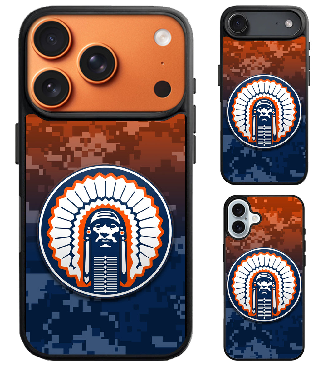 Illinois Fighting Chief Illini iPhone Air | iPhone 17 | 17 Pro | 17 Pro Max Case