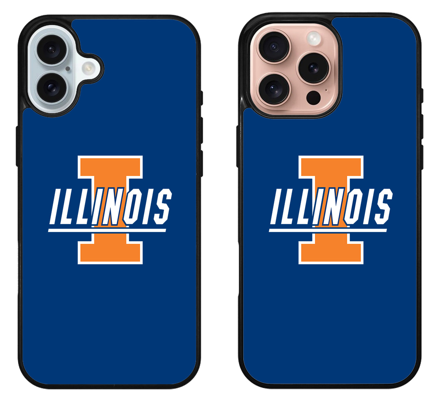 Illinois Fighting Illini Logo iPhone 16 | 16 Plus | 16 Pro | 16 Pro Max Case