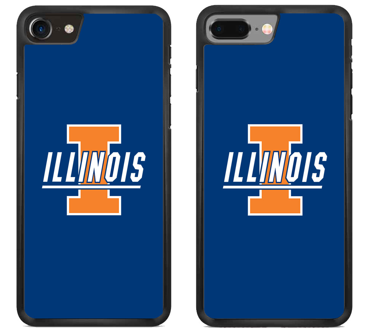 Illinois Fighting Illini Logo Blue iPhone 8 | 8 Plus Case
