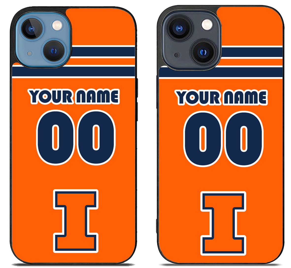 Custom Personalized Illinois Fighting Illini iPhone 15 | iPhone 15 Plus Case