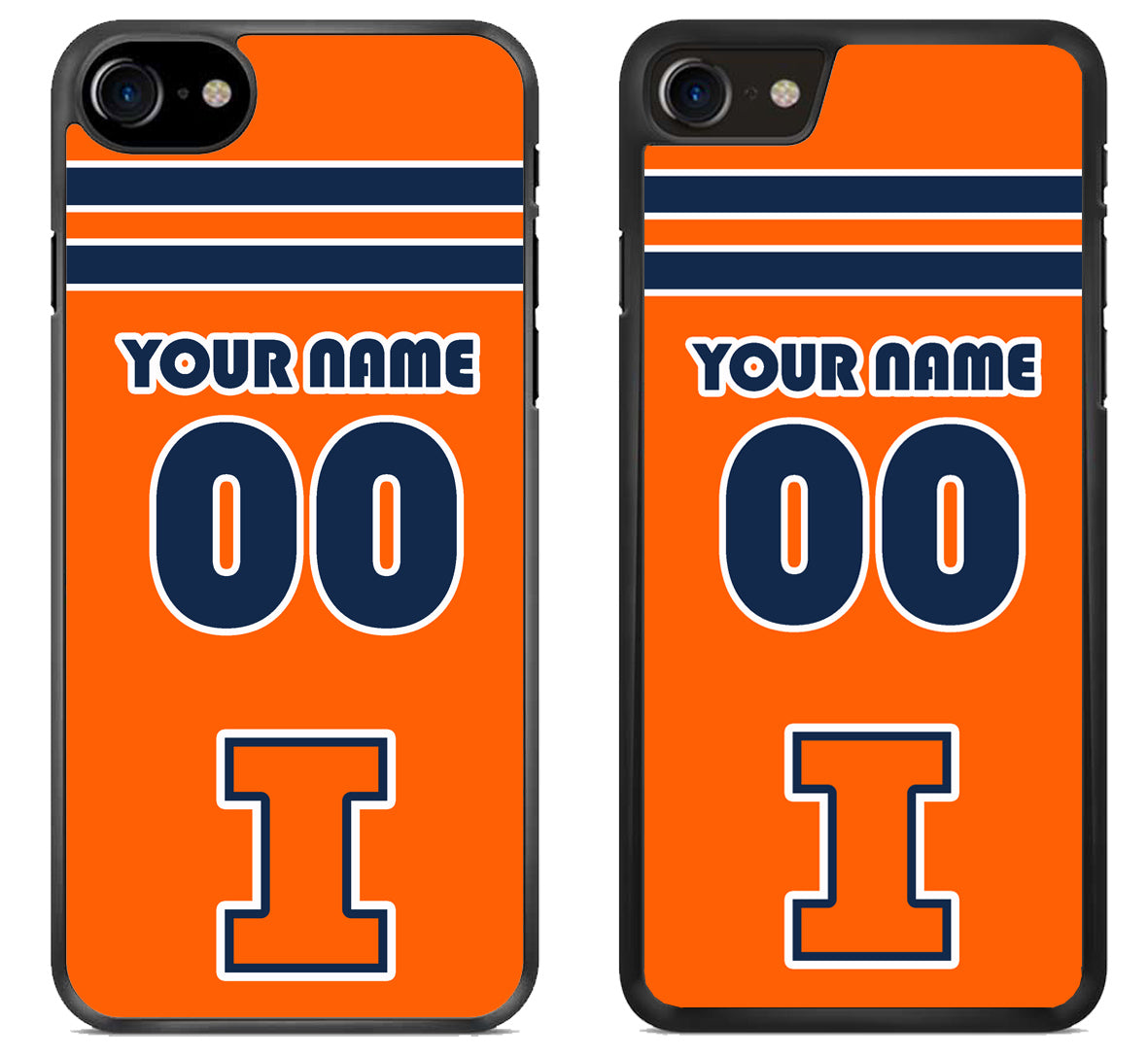 Custom Personalized Illinois Fighting Illini iPhone SE 2020 | iPhone SE 2022 Case