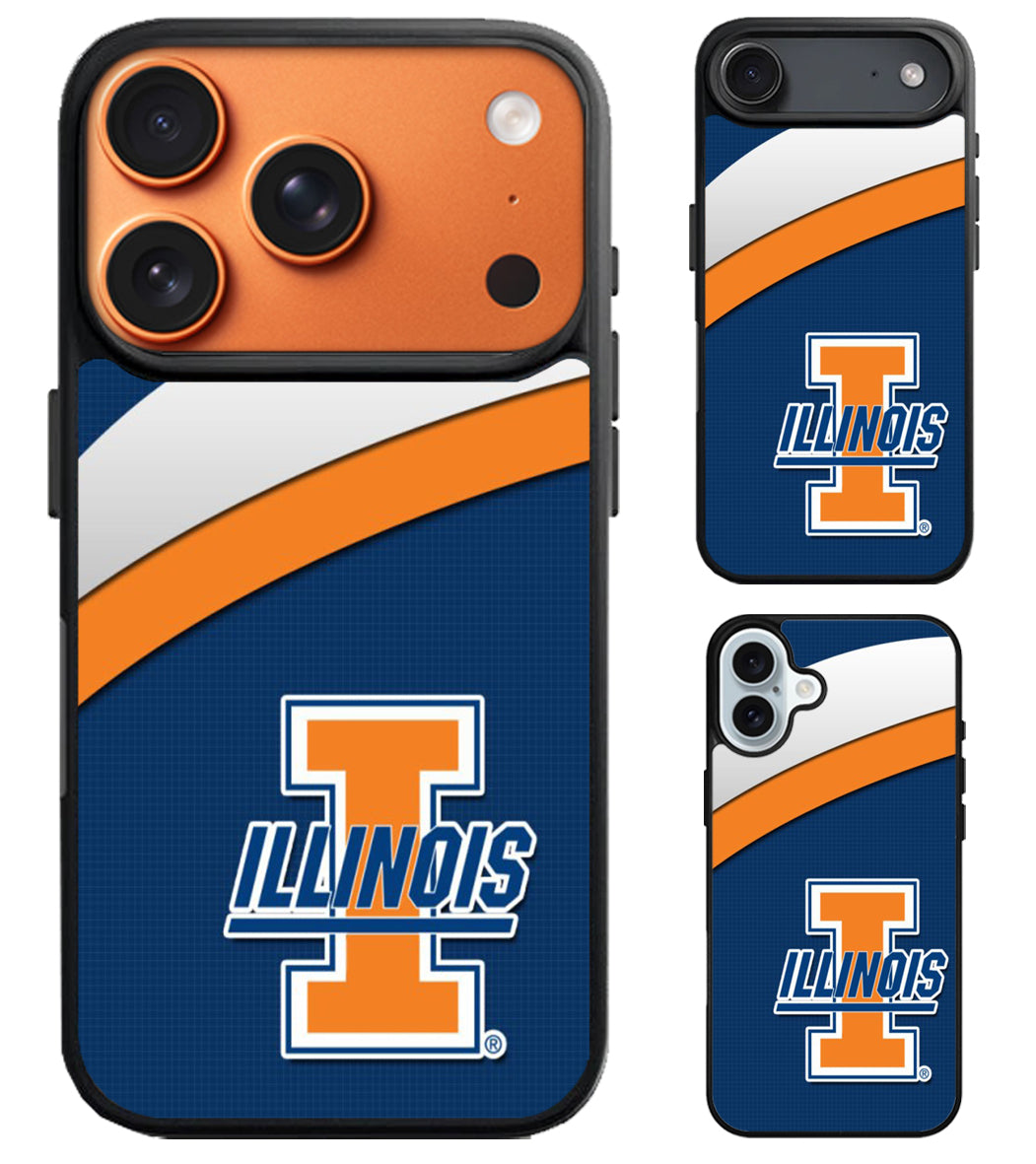 Illinois Fighting Illini Cover iPhone Air | iPhone 17 | 17 Pro | 17 Pro Max Case