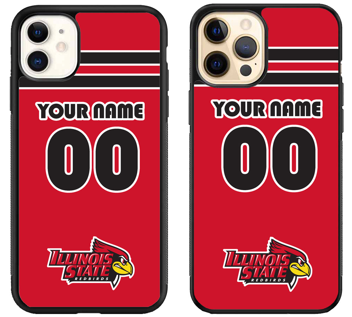 Custom Personalized Illinois State Redbirds iPhone 12 | 12 Mini | 12 Pro | 12 Pro Max Case