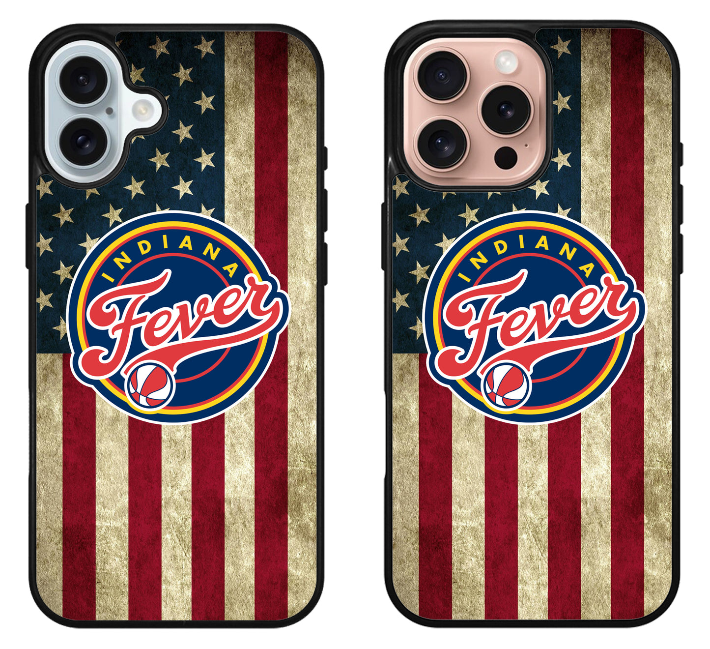 Indiana Fever Flag iPhone 16 | 16 Plus | 16 Pro | 16 Pro Max Case