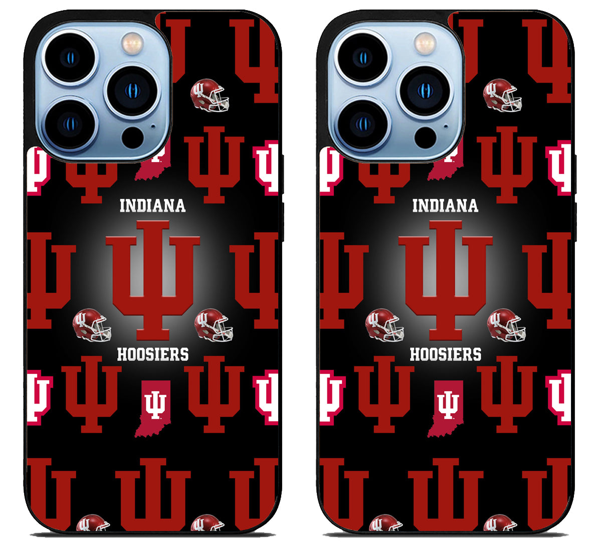 Indiana Hoosiers Collage iPhone 15 Pro | iPhone 15 Pro Max Case