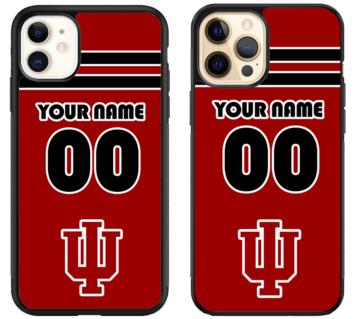 Custom Personalized Indiana Hoosiers iPhone 12 | 12 Mini | 12 Pro | 12 Pro Max Case