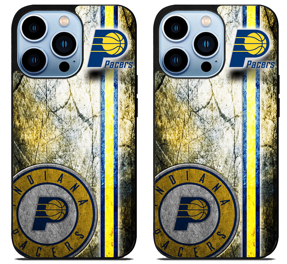 Indiana Pacers Background Cover iPhone 15 Pro | iPhone 15 Pro Max Case